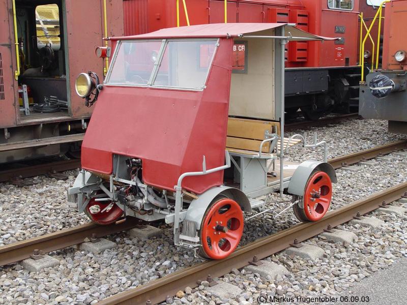 Dm 3344 am 06.09.03 im Rangierbahnhof Limmattal  RBL  anlsslich des Jubilums 25 Jahre Rangierbahnhof ist heute im Besitz der Draisinen Sammlung Fricktal