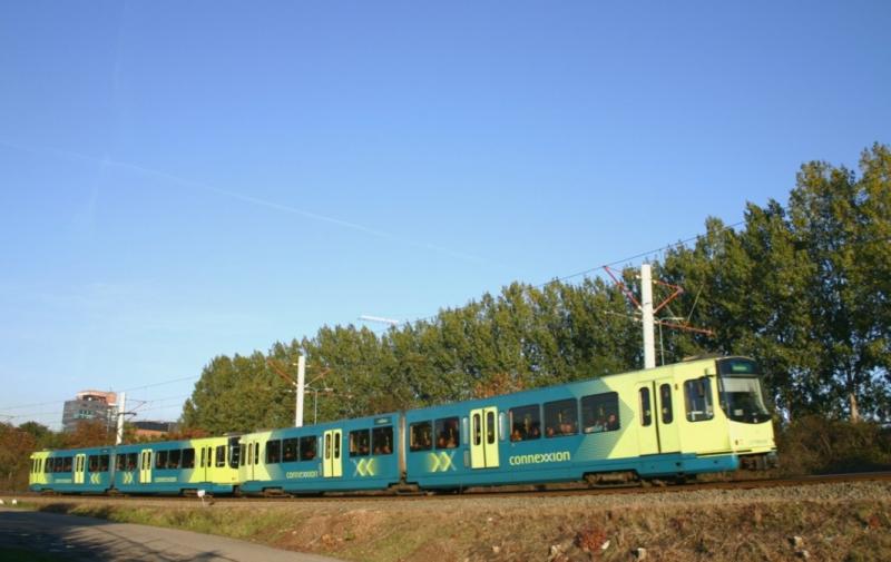 Doppelzug connexxion sneltram (stadtbahn) Huis de Geer Nieuwegein.