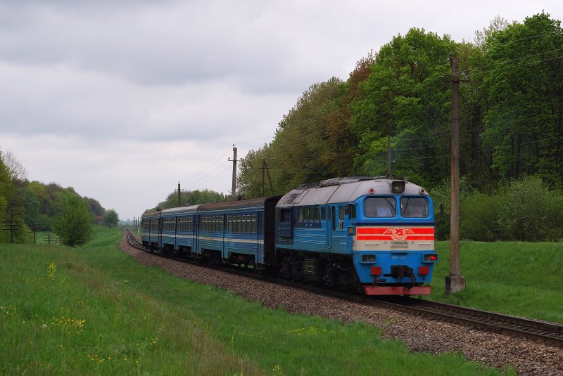 DPL1 - 002 mit dem 844 bei Semakifschi - Nachschu (02.05.2008)