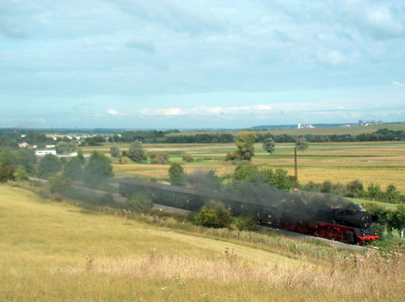 DR 50 3708-0 mit dem DPE 91933  SALZLAND-EXPRESS  von Schnebeck (Elbe) nach Freyburg (Unstrut) bei Laucha (Unstrut); 14.09.2008
