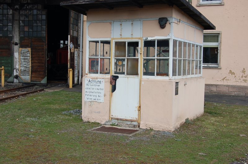 Drehscheibenw�rtenhaus des Bw Lichtenfels 04/2007