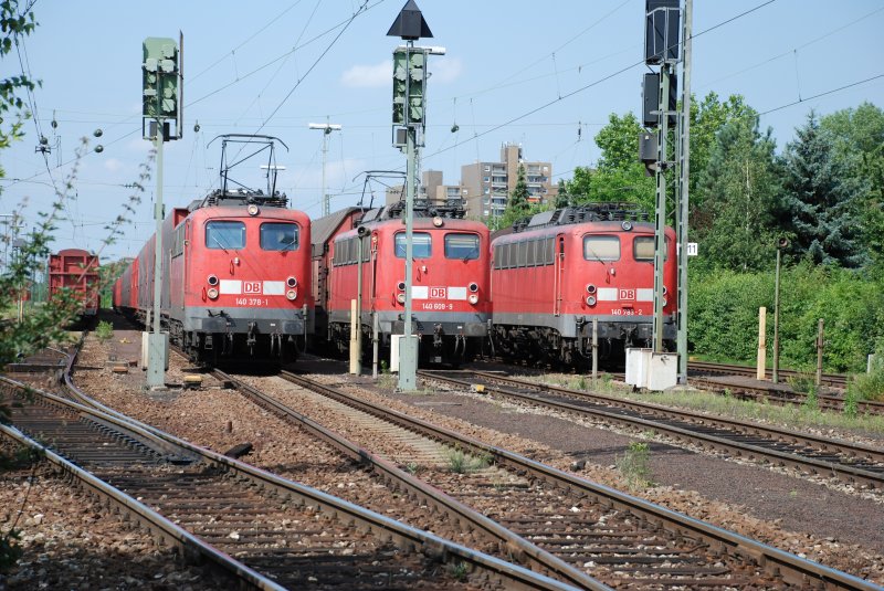 Drei 140er auf einen Streich. Darunter die 378, 609 und die 783. 