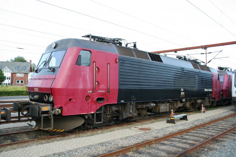 DSB EA 3013  Wilhelm Hellesen  am 29.6.2008 in Padborg.