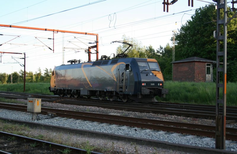 DSB EG 3103 am Abend des 16.5.2008 in Padborg.