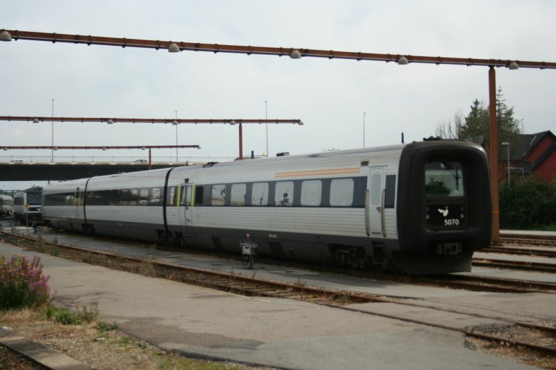 DSB IC3 5070  Aage Stentoft  am 19.7.2008 in Aaalborg.