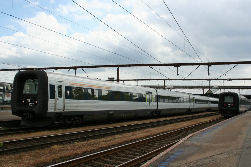 DSB IC3 5077  Kaj Munk  am 18.5.2008 in Fredericia.