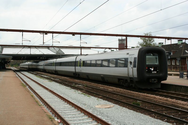 DSB IC3 5250 Poul Due Jensen am 29.6.2008 in Fredericia.