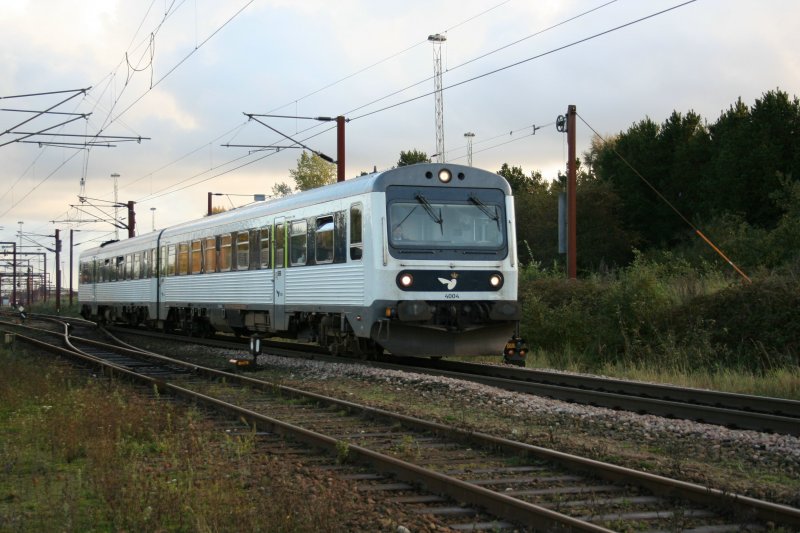 DSB MR/MRD 4004/4204 am 17.10.2008 bei der Ausfahrt aus Padborg.