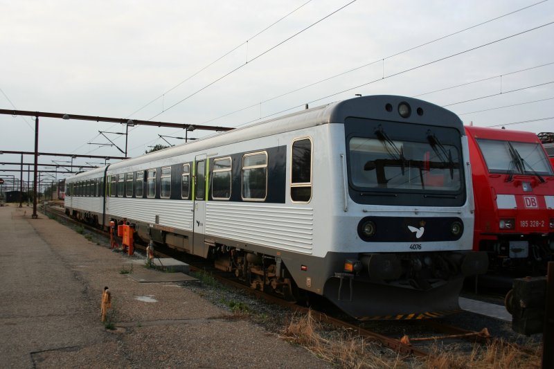 DSB MR/MRD 4076/4276 wartet in Padborg am 29.6.2008 auf einen neuen Einsatz.