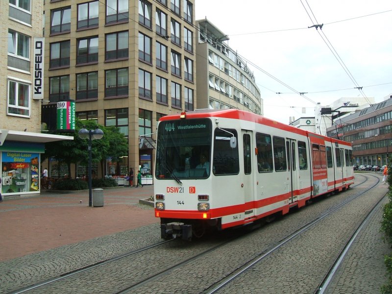 DSW21 Strassenbahn,Linie 404, von DO Marten zur Westfalenhtte