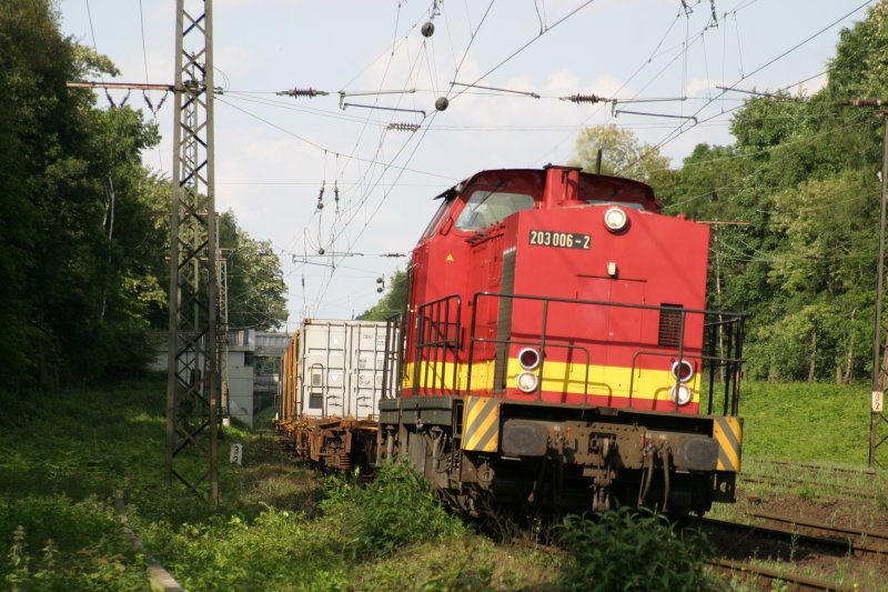 Duisportrail 203 006-2 am 22.5.09 in Duisburg-Neudorf