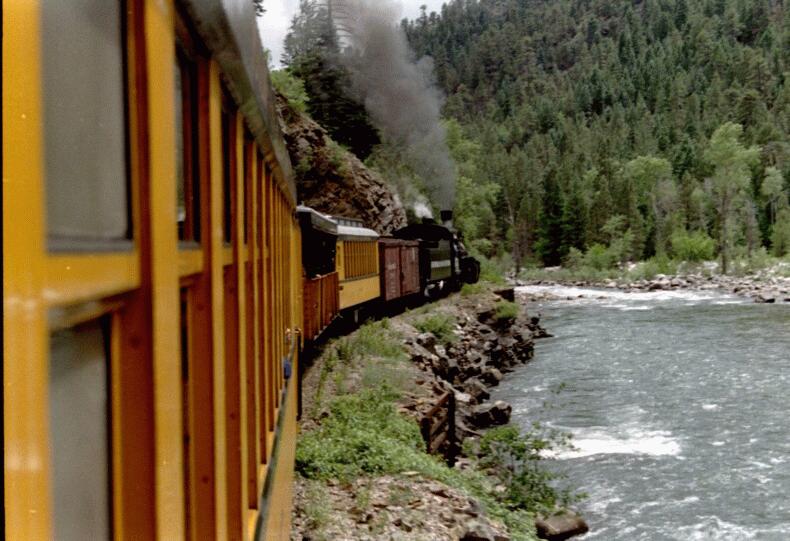 Durango and Silverton Narrow Gauge Railroad D&SNGRR
http://www.durangotrain.com