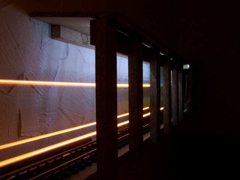 Durchfahrt eines Lz. Aufgenommen beim bergang von Etage 1 zu 2.