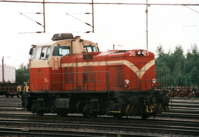 Dv12 2621 der VR am 12.07.2000 in Kokkola.
