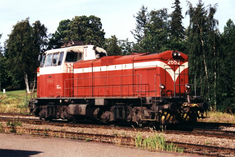 Dv12 2662 der VR am 01.08.1999 in Tornio.
