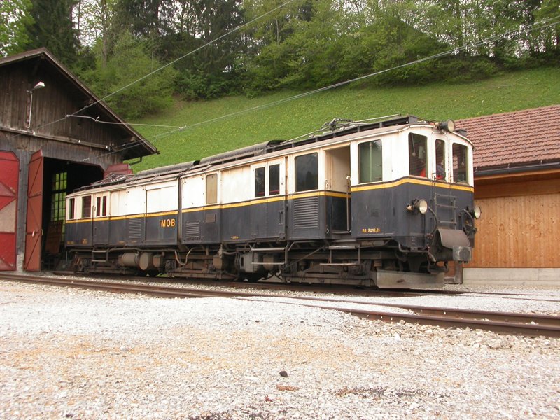 DZe 6/6 2002  Gstaad 26.05.2004
Dans la nuit du 11 au 12.07  lieu le transfert de Saanen  Chernex pour le chemin de fer muse Blonay-Chamby ou elle sera rceptionne le par le BC le 19.07.2008
