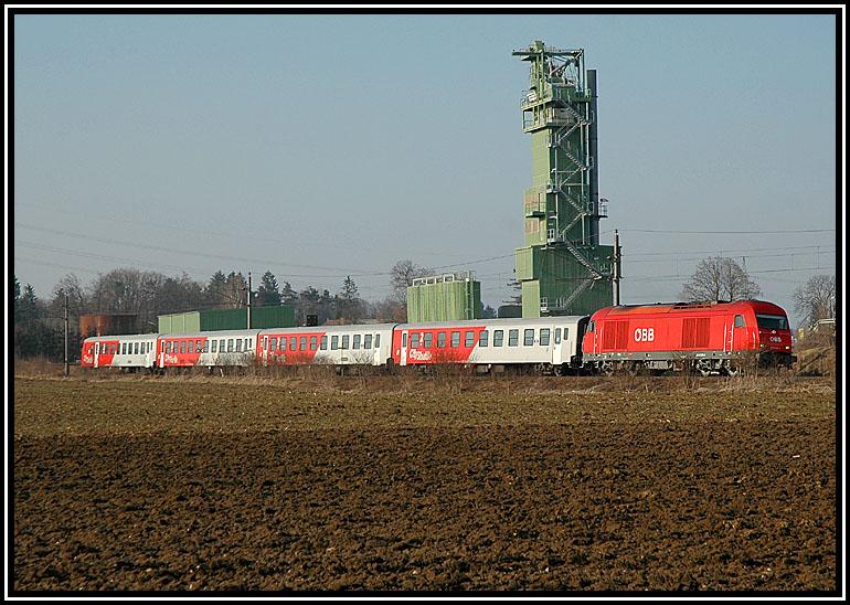 E 4101  Parktherme  von Graz nach Bad Radkersburg am 20.3.2006 kurz vor Wildon
