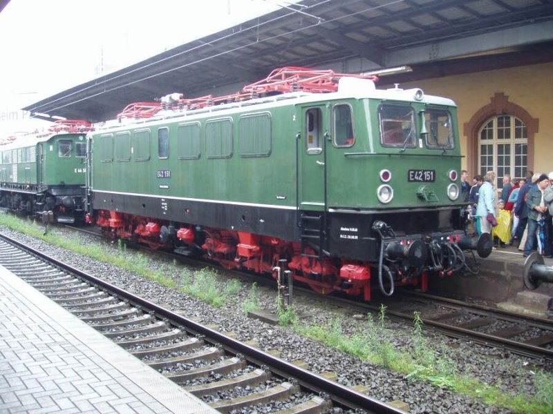 E 42 151 Bahnhofsfest Osnabr�ck 2006