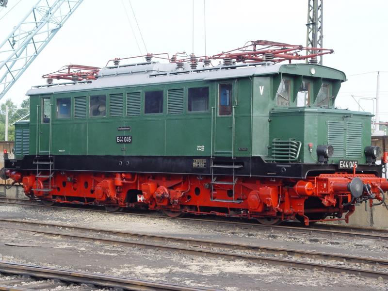E 44 045 in Chemnitz Hilbersdorf