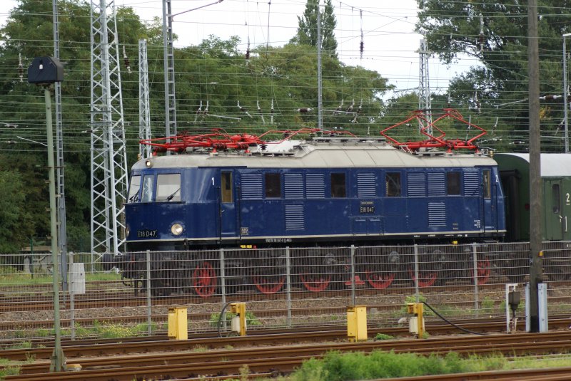 E18 074 in Berlin Rummelsburg. 13.09.2008
