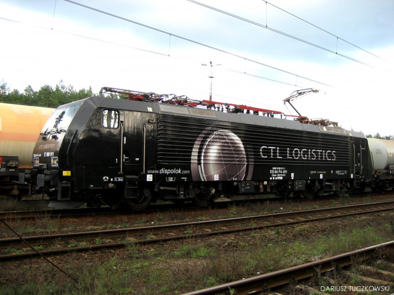E189-911 von der CTL LOGISTICS am 12.09.2007 in Emilianowo in der Nhe von Bydgoszcz.