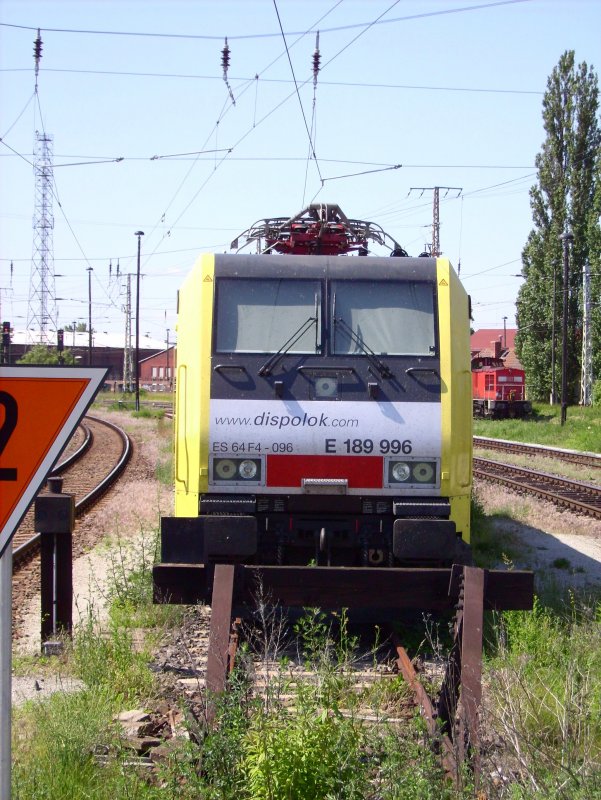 E189 996 stand in Frankfurt/Oder abgestellt.12.06.06