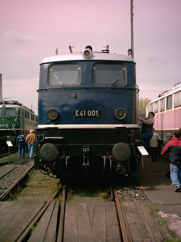 E41 001 im BW Koblenz-Ltzeln in phantastischen Erhaltungszustand
