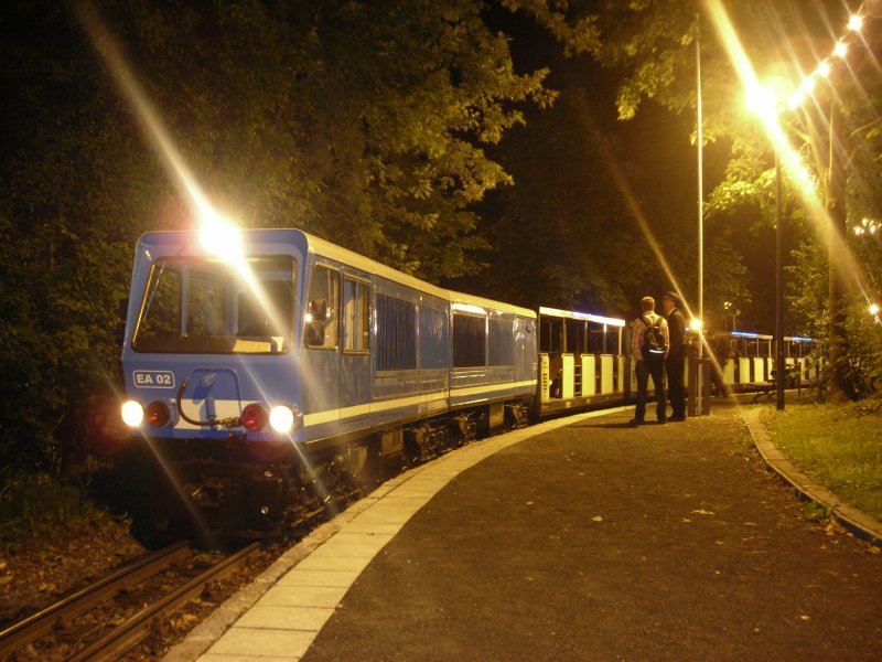 EA02 am Bahnhof Palaisteich zur Museumssommernacht 2008