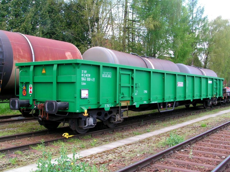 Ealos-3780(REXW)5946000-6, beladen mit Stahlprofilen; 080426