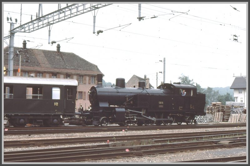 Eb 3/5 5819 in Porrentruy. (Archiv 06/77)