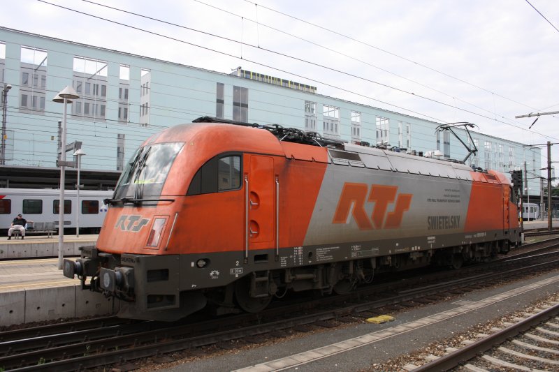 Ebenfalls am 09.06.2009 kam die 1216 901  RTS  nach Linz.