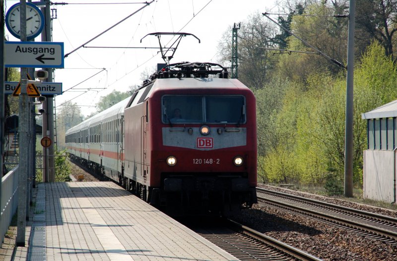 Ebenfalls am 13.04.09 durchf�hrt 120 148 Burgkemnitz Richtung Berlin.