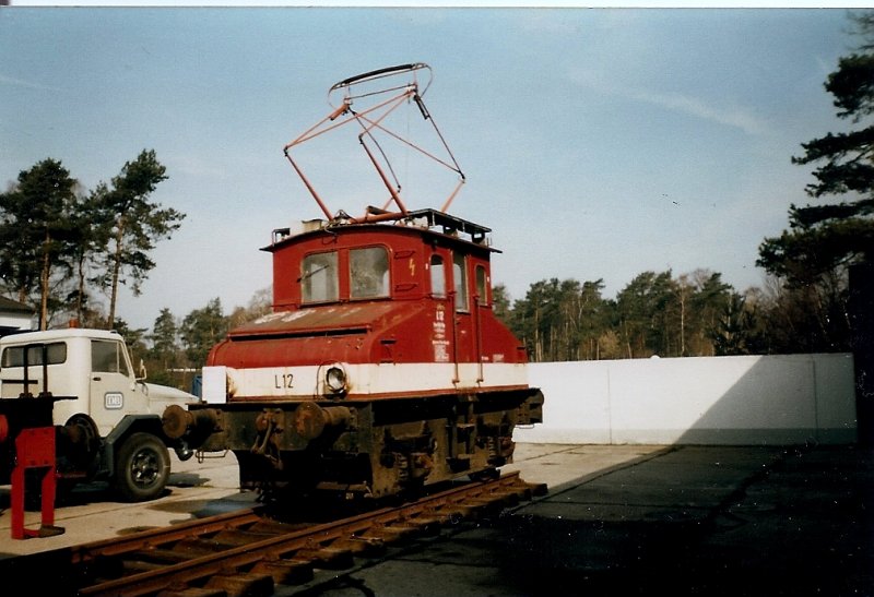 Ebenfalls im Eisenbahn&TechnikMuseum Prora ausgestellt diese klein E-lok aus Berlin.