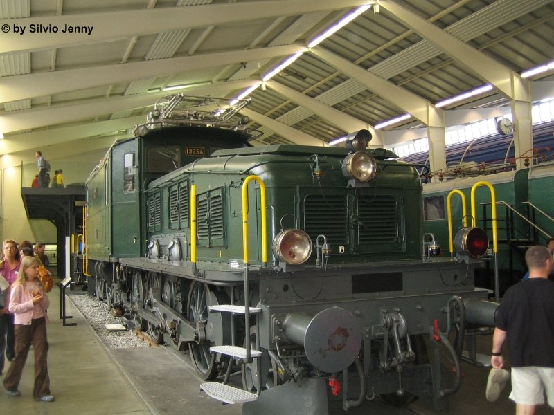 Ebenfalls legendr sind die SBB Krokodile. Wovon die Be 6/8'' 13254 im Verkehrshaus zu bestaunen ist.