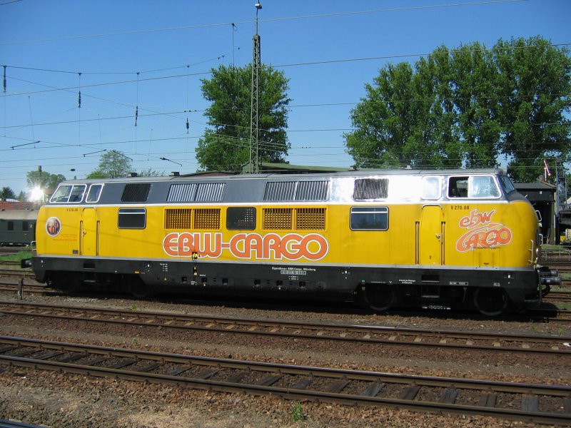 EBW Cargo V 270.08 als Lz in Darmstadt-Kranichstein am 11.05.2008