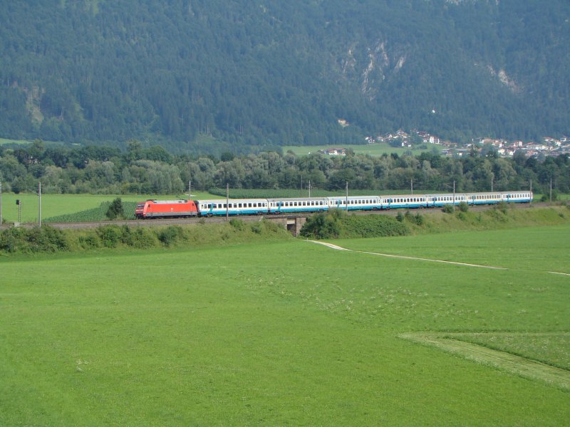 EC188 EC 188 Val Gardena/Grodnertal bei Langkampfen mit Br101.26.07.2008