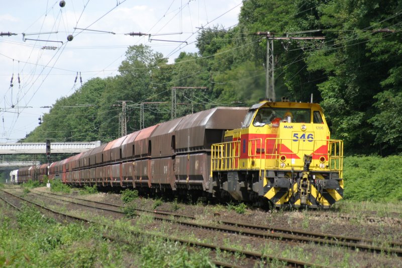 EH 546 am 8.6.09 in Duisburg-Neudorf