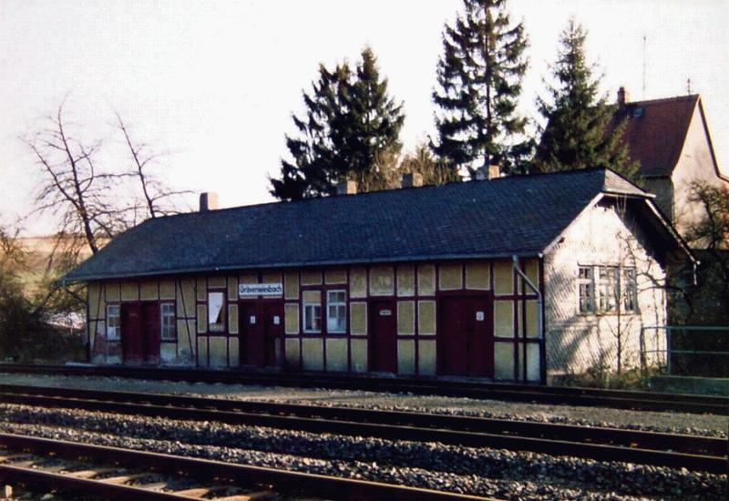 Ehemalige Lokleitung in Grvenwiesbach, 1. Hlfte der 1980iger Jahre.