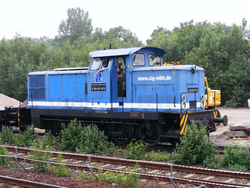 Ehemalige V 60 der DDR-Reichsbahn im Bahnhof Essen-Altenessen am 30. Mai 2008