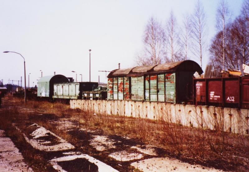 Eichzug des BA Zwickau zum Traktoren und Feldbahntreffen in Ch. Hilbersdorf am 12.4.03