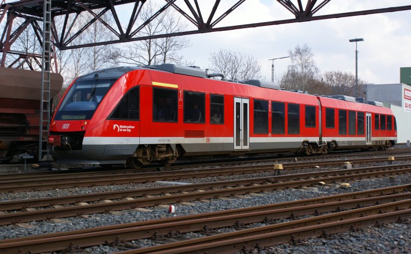 Ein 648 von Bad Harzburg nach Kreiensen in Bad Harzburg (8.4.2008)