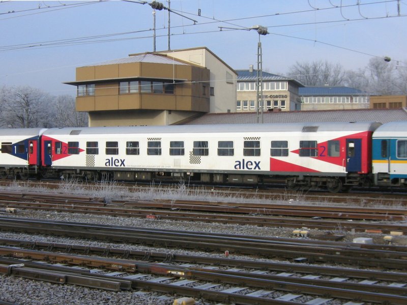 Ein alter 2. Klasse alex Wagen. Aufgenommen am 21.12.2007 in Regensburg.