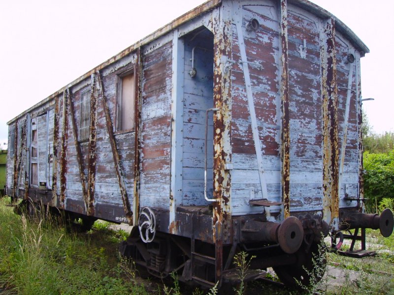 Ein alter Bananenwagen im Skansen Pyskowice!