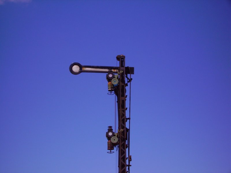 Ein altes Formsignal in Glckstadt. 