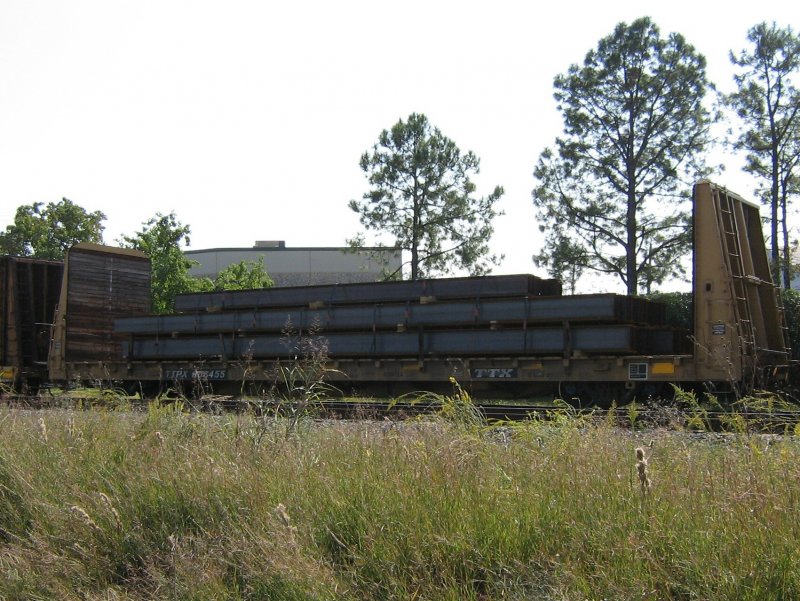 Ein amerikanischer Gterwagen am 30.10.2007 in Houston (Texas).