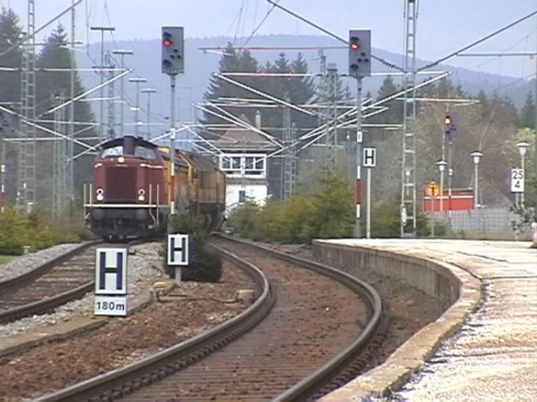 Ein Bauzug kommt ....