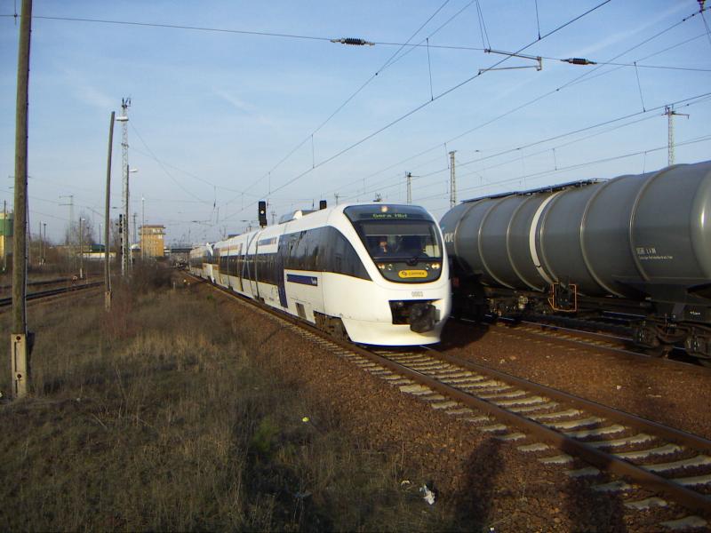 Ein Connex Talent bei der einfahrt in Berlin Sch�nefeld Flughafen am 4.4.05