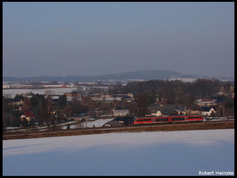 ein Desiro am 01.02.2009 in Taubenheim