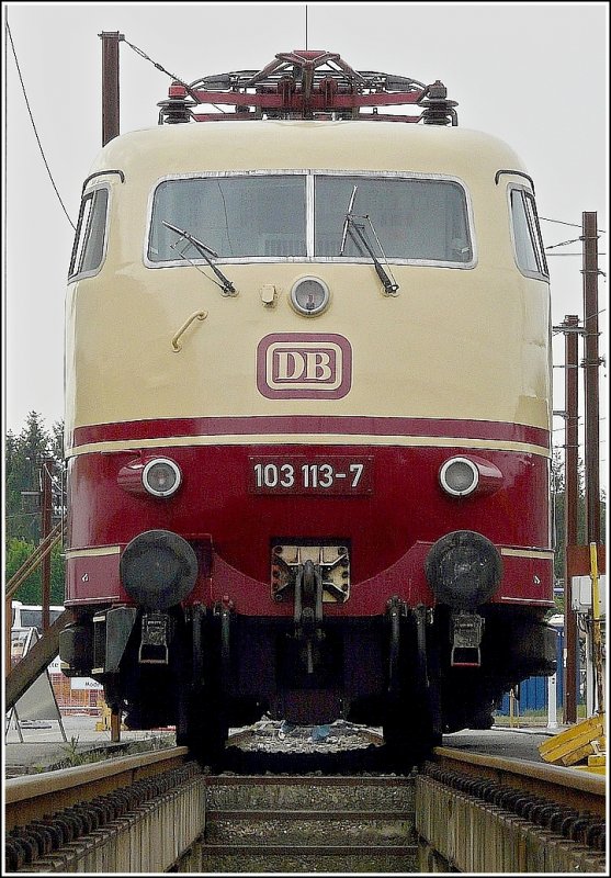 Ein deutscher Star auf dem Laufsteg fotografiert am 09.05.09 am Fest 150 Jahre Eisenbahn in Luxemburg. (Jeanny)