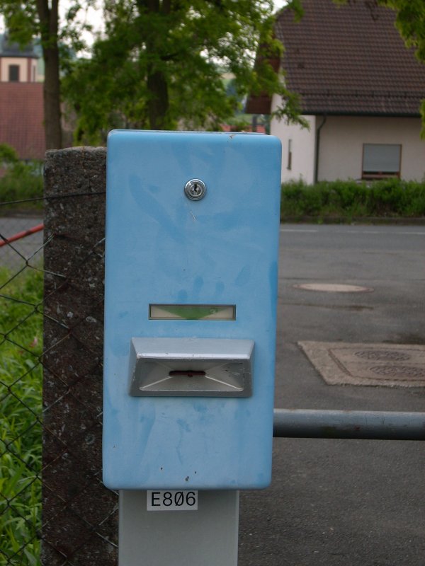 Ein Entwerter der VRN in Eubigheim(Ahorn)